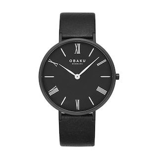 Foto 1 | Foto 1 | Reloj Obaku Denmark V283GXBBRB Negro 42 mm