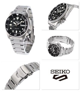 Foto 2 | Foto 2 | Reloj Seiko 5 Sports Automatic Srpk29 Con Esfera Negra De 38 Mm - Venta Internacional.