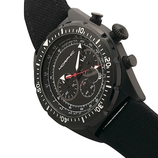 Foto 3 | Foto 3 | Reloj: Correa De Cuero Trenzado Con Cronógrafo De La Serie Morphic M53 - Venta Internacional.