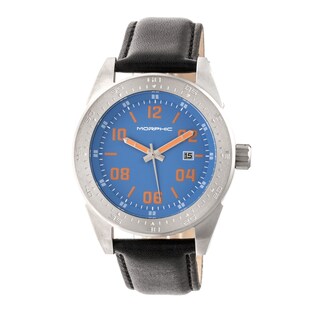Foto 5 | Foto 5 | Reloj Morphic M63 Series Correa De Piel Con Fecha Para Hombre Color Negro Y Azul - Venta Internacional.
