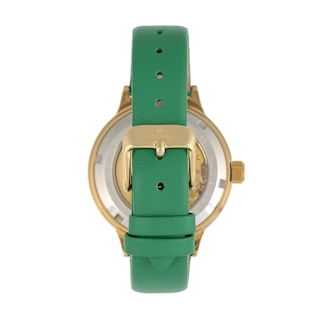Foto 2 | Foto 2 | Reloj Empress Alice Empem3203 Fregona Automática Skeleton Color Verde - Venta Internacional.