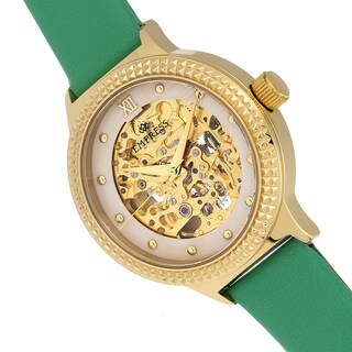 Foto 3 | Foto 3 | Reloj Empress Alice Empem3203 Fregona Automática Skeleton Color Verde - Venta Internacional.