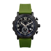 Reloj Morphic M93 Series Cronógrafo Con Fecha Correa Verde - Venta Internacional.