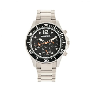 Foto 1 | Foto 1 | Pulsera Pegasus De Watch Breed Con Día/fecha Para Hombre Color Negro Y Plateado - Venta Internacional.