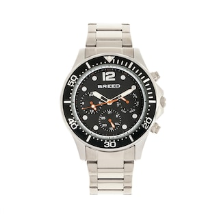 Foto 2 | Foto 2 | Pulsera Pegasus De Watch Breed Con Día/fecha Para Hombre Color Negro Y Plateado - Venta Internacional.