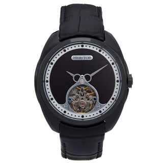 Foto 1 | Foto 1 | Reloj Heritor Automático Romano Semi-esqueleto Correa De Cuero