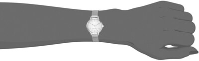 Foto 2 | Foto 2 | Brazalete de Malla Watch Nine West Plateado para Mujer Caja de 31 mm - Venta Internacional