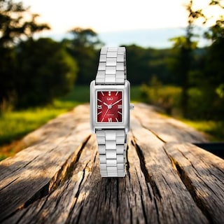 Foto 2 | Foto 2 | Reloj Q&q C69a-002py Ladies-acero