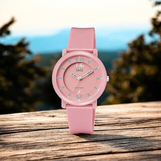 Foto 2 | Foto 2 | Reloj Q&q V36a-004vy Ladies-rosa