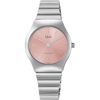 Reloj Q&q Q72b-002py Ladies Plata