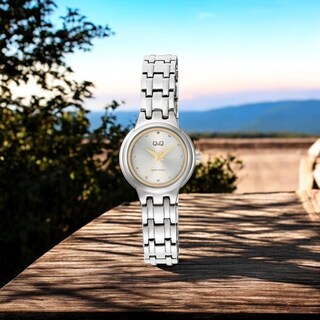 Foto 2 | Foto 2 | Reloj Q&Q F20A-001PY Gris para Mujer