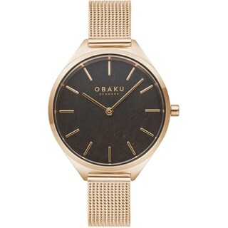 Foto 1 | Foto 1 | Reloj Obaku Denmark V257lhvnmv Ladies Classic-oro Rosa