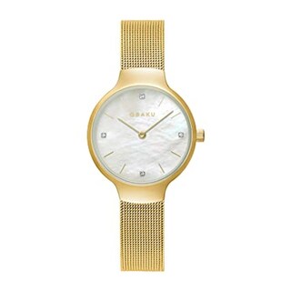 Foto 1 | Foto 1 | Reloj Obaku Denmark V241lxgwmg Ladies Classic-dorado