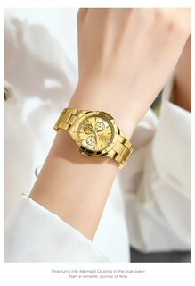 Foto 3 | Foto 3 | Reloj De Pulsera Xtellar Para Mujer, Elegante, Impermeable Y Con Correa Metálica - Perfecto Para Estilo Y Moda