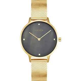 Foto 1 | Foto 1 | Reloj Obaku Denmark V295lxgbhg Figen-dorado