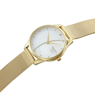 Foto 4 | Foto 4 | Reloj Obaku Denmark V297lxgxmg-dww Smykke Maane Gold-dorado