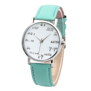 Foto 1 | Foto 1 | Reloj Huoguo Mathematical Equation Para Mujer Con Correa De Cuero - Venta Internacional.