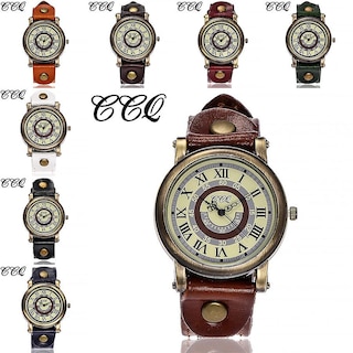 Foto 1 | Foto 1 | Correa Casual De Cuero De Cuarzo Watch Ccq Para Mujer - Venta Internacional.
