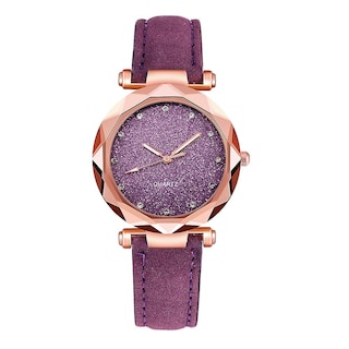 Foto 1 | Foto 1 | Reloj Huoguo Moderno Para Mujer Con Diamantes De Imitación Coreanos En Oro Rosa - Venta Internacional.