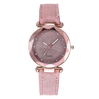 Foto 1 | Foto 1 | Reloj Huoguo Moderno Para Mujer Con Diamantes De Imitación Coreanos En Oro Rosa - Venta Internacional.