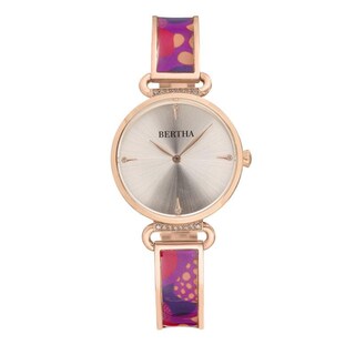 Foto 1 | Foto 1 | Reloj: Pulsera Bertha Katherine Con Diseño Esmaltado Color Morado - Venta Internacional.
