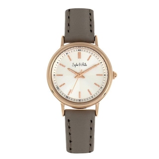 Foto 1 | Foto 1 | Reloj Sophie & Freda Berlin Leather-band Gris Para Mujer - Venta Internacional.