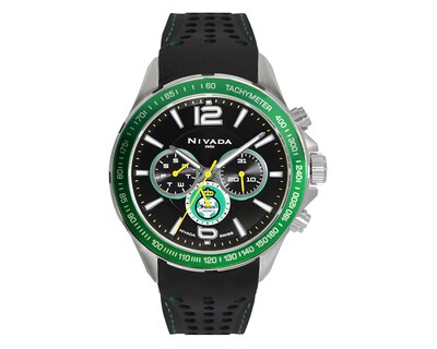 Foto 1 | Foto 1 | Reloj Nivada Diseño Santos Caballero/Caucho Negro/Arábigos e Índices