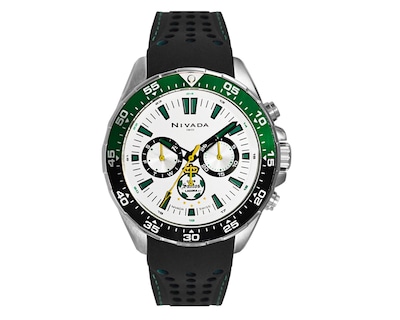 Foto 1 | Foto 1 | Reloj Nivada Diseño Santos Caballero/Carátula Blanca/Caucho Negro/Índices