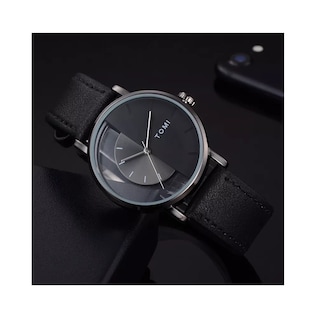 Foto 4 | Foto 4 | Reloj De Cuarzo Casual De Negocios De Moda Para Hombres Negro