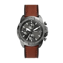 Reloj Fossil 44mm Bronson Fs5855 Color Ahumado para Caballero