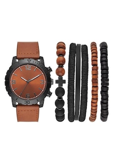 Foto 1 | Foto 1 | Set de Reloj Mass Market Color Gunmetal Fmdfl6024 para Hombre