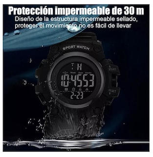 Foto 2 | Foto 2 | Reloj Belug Negro para Hombre
