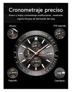 Foto 5 | Foto 5 | Reloj Benyar Café para Hombre