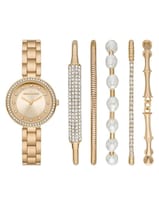 Set Skechers Bracelet Glitz Set Sr9084 Color Dorado Para Dama