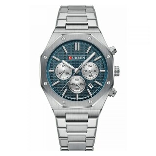 Foto 1 | Foto 1 | Reloj Curren Kred8402 Plateado para Hombre