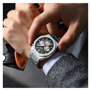 Foto 2 | Foto 2 | Reloj Curren Kred8401 Plateado para Hombre