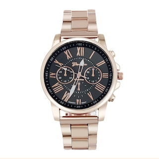 Foto 2 | Foto 2 | Reloj De Pulsera Huoguo Con Número Romano De Ginebra De Acero Inoxidable - Venta Internacional.