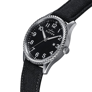 Foto 7 | Foto 7 | Brazalete De Cuero Revestido De Lona Con Fecha De Reloj Elevon Crosswind - Venta Internacional.