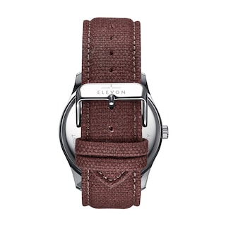 Foto 3 | Foto 3 | Brazalete De Cuero Revestido De Lona Con Fecha De Reloj Elevon Crosswind - Venta Internacional.