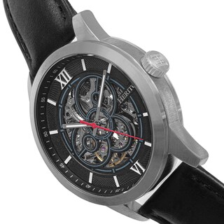 Foto 4 | Foto 4 | Reloj Heritor Automatic Jonas Leather-band Skeleton Plateado/bronce - Venta Internacional.