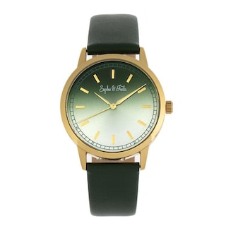 Foto 1 | Foto 1 | Reloj Sophie And Freda San Diego Leather Band Green - Venta Internacional.