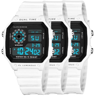 Foto 2 | Foto 2 | Reloj Blanco Para Hombre Ventdepot Mxlnh-003 3piezas Blanco