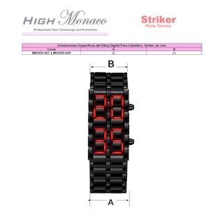 Foto 5 | Foto 5 | Reloj Deportista Ventdepot Mxker-005 5 Piezas Negro