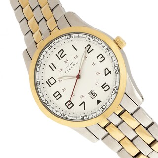 Foto 3 | Foto 3 | Reloj Elevon Garrison - Brazalete Con Caja De Fecha De 42 Mm Color Dorado Y Blanco - Venta Internacional.