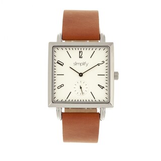 Foto 1 | Foto 1 | Funda Watch Simplify The 5000 Leather-band De 38 Mm Para Hombre - Venta Internacional.