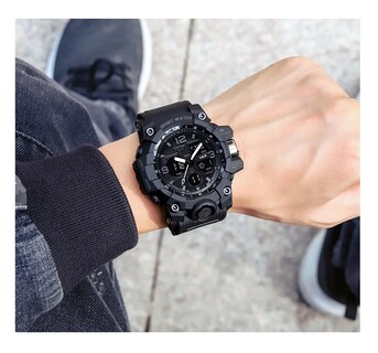 Foto 3 | Foto 3 | Reloj De Hombre Digital Analogo Deportivo Impermeable Blanco