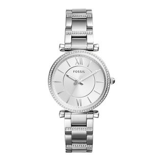 Foto 2 | Foto 2 | Reloj Fossil Carlie Es4341 Plata Análogo 35mm con Efecto Rayos de Sol