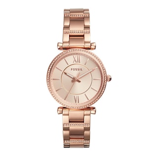 Foto 1 | Foto 1 | Reloj Fossil Carlie Es4301 color Rosado Análogo 35mm De Acero Inoxidable para Dama