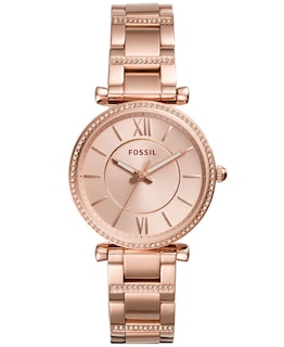 Foto 3 | Foto 3 | Reloj Fossil Carlie Es4301 color Rosado Análogo 35mm De Acero Inoxidable para Dama