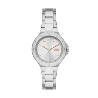 Foto 1 | Foto 1 | Reloj DKNY Chambers Ny6641 Plateado para Mujer